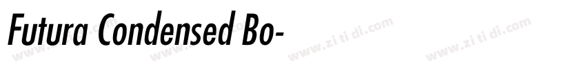 Futura Condensed Bo字体转换 Futura Condensed Bo字体转换